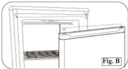 DANBY DUF408WE - REVERSAL INSTRUCTIONS - 2