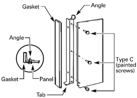GE AJCS08ACB - MEASURE, CUT AND INSTALL FILLER PANELS - 2