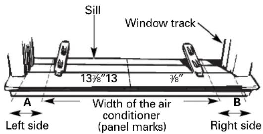 GE AJCS08ACB - MEASURE, CUT AND INSTALL FILLER PANELS - 1