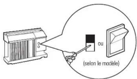GE AJCS08ACB - Sur les modèles hot/cool (réchauffement/refroidissement) et à pompe de chaleur, le levier - 1