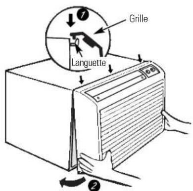 GE AJCS08ACB - Pour replacer: - 1