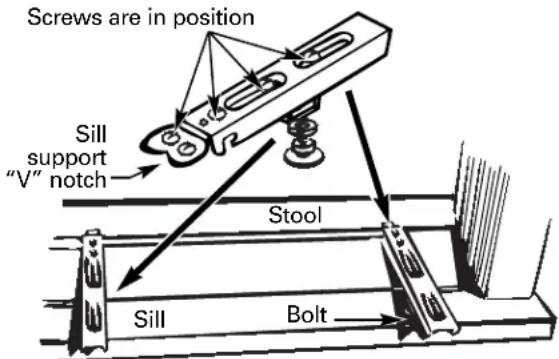 GE AJCS08ACB - 5INSTALL SILL SUPPORTS - 4