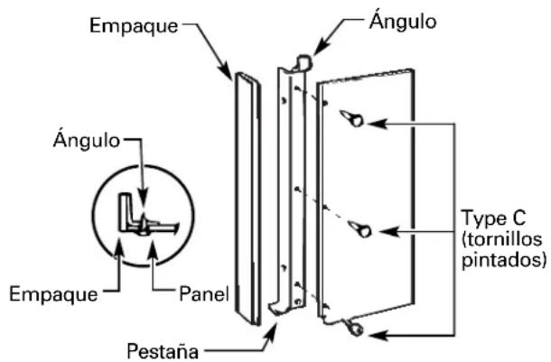 GE AJCS08ACB - MIDA, CORTE E INSTALE LOS PANELES DE RELLENO - 2
