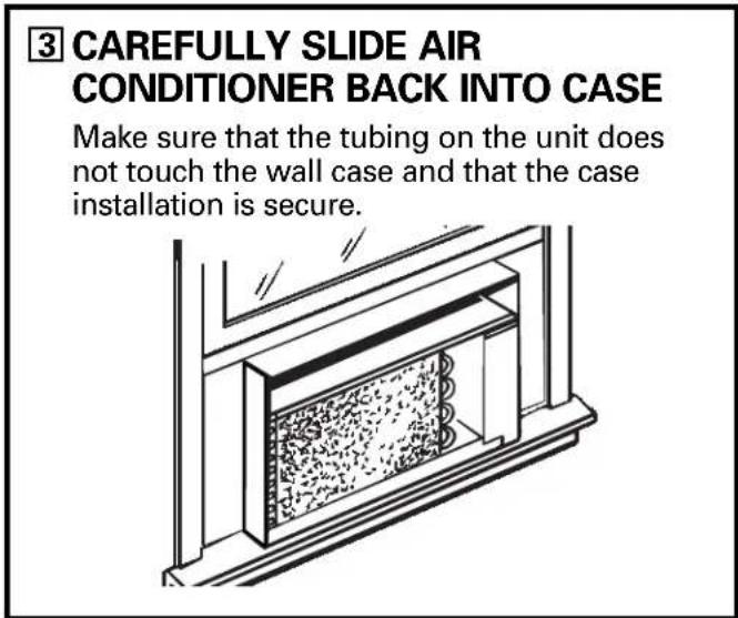 GE AJCS08ACB - INSTALLING A J-MODEL IN AN EXISTING WALL CASE - 3