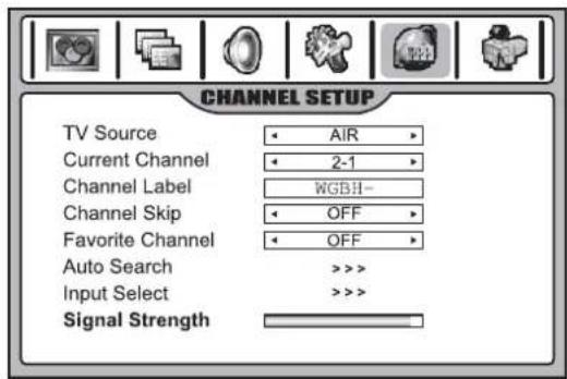 INSIGNIA NS42LCD - To check DTV signal strength: - 1