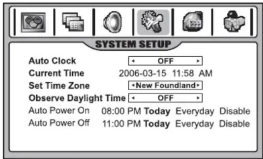 INSIGNIA NS42LCD - Pour régler l'horloge manuellement : - 1
