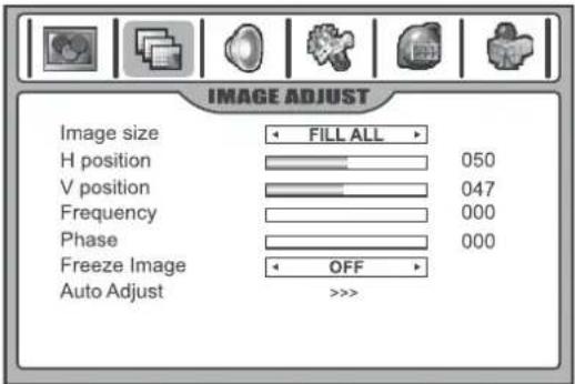 INSIGNIA NS42LCD - Pour régler l'image en mode PC/Composantes - 2