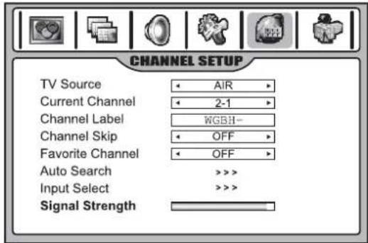 INSIGNIA NS42LCD - Para verificar la intensidad de la señal de DTV: - 1