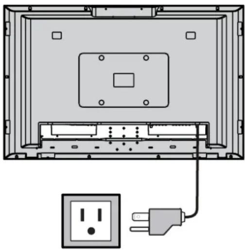 INSIGNIA NS42LCD - Para conectar su televisor a un tomacorriente eléctrico: - 1