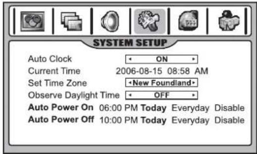 INSIGNIA NS42LCD - To set the Auto On/Off timer: - 1
