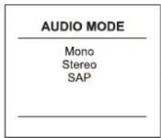 INSIGNIA NS42LCD - To select the MTS/SAP audio mode: - 1