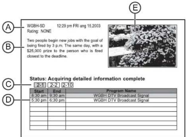 INSIGNIA NS42LCD - To display the electronic program guide: - 1