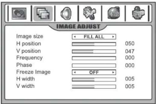 INSIGNIA NS42LCD - Pour régler l'image en mode PC/Composantes - 1