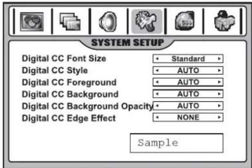 INSIGNIA NS42LCD - To customize digital Closed Captions: - 1