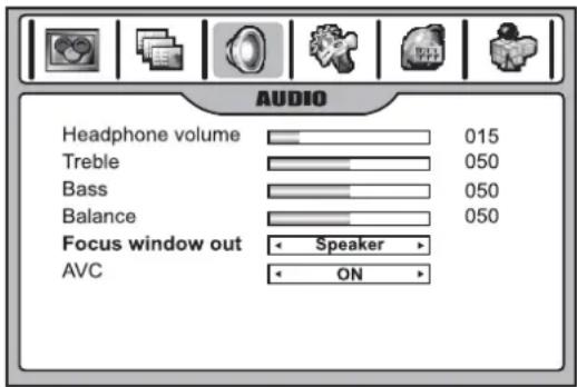 INSIGNIA NS42LCD - Personalización del sonido - 1
