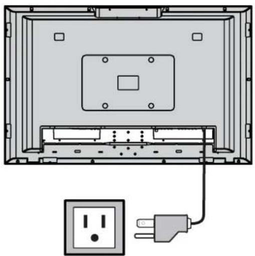 INSIGNIA NS42LCD - Pour connecter le téléviseur à une prise secteur : - 1
