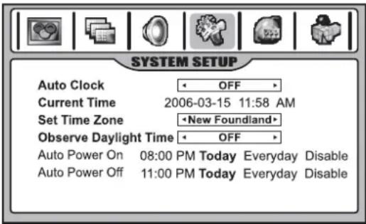 INSIGNIA NS42LCD - Para ajustar el reloj manualmente: - 1
