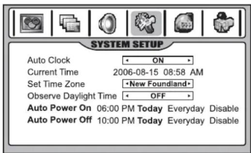 INSIGNIA NS42LCD - Pour régler la temporisation Arrêt/Marche automatique : - 1