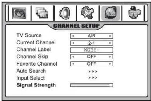 INSIGNIA NS42LCD - Pour vérifier la force du signal TVN : - 1