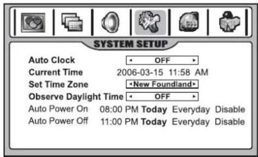 INSIGNIA NS42LCD - To manually set the clock: - 1