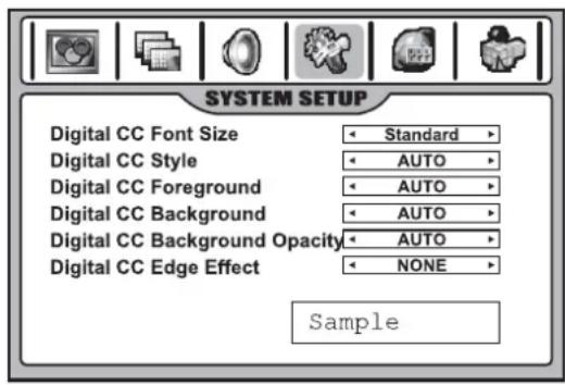 INSIGNIA NS42LCD - Para personalizar los subtítulos digitales: - 1
