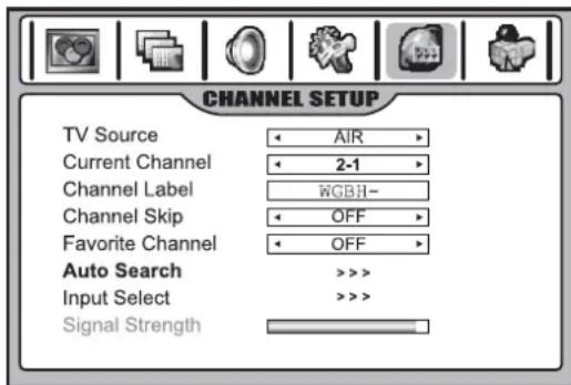 INSIGNIA NS42LCD - Recherche automatique des canaux - 1