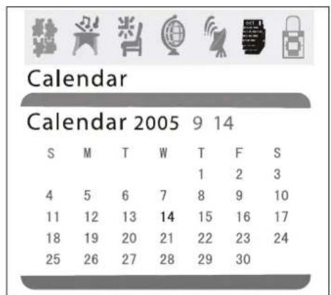 INSIGNIA NSF27C - Pour régler le calendrier : - 1