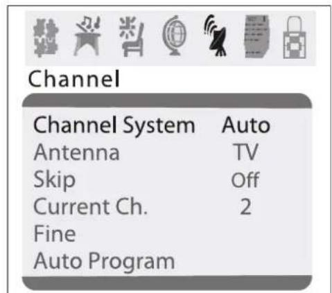 INSIGNIA NSF27C - To memorize channels: - 1