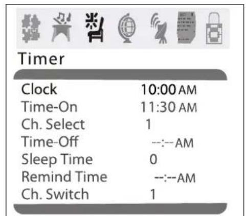 INSIGNIA NSF27C - To set the clock: - 1