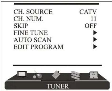 INSIGNIA NSLCD26 - To select the channel source: - 1