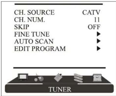 INSIGNIA NSLCD26 - To edit programmed channels: - 1