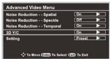 INSIGNIA NSLCD22 - Adjusting the video features - 1