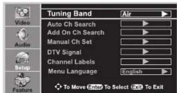 INSIGNIA NSLCD22 - Selection de la bande de syntonisation - 1