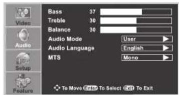 INSIGNIA NSLCD22 - To customize the sound: - 1