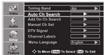 INSIGNIA NSLCD22 - To search for channels: - 1