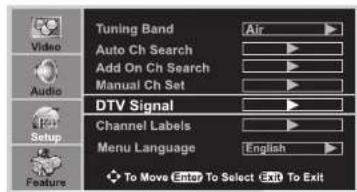 INSIGNIA NSLCD22 - To monitor DTV signal strength: - 1