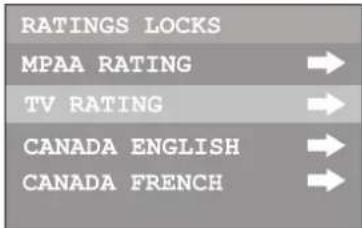 INSIGNIA NSF20TV - Pour configurer les classifications TV : - 3