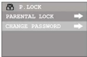 INSIGNIA NSF20TV - To set up the P.LOCK password: - 2
