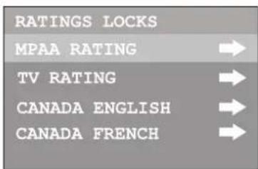 INSIGNIA NSF20TV - To set up MPAA ratings: - 3