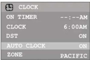 INSIGNIA NSF20TV - Pour régler l'horloge manuellement : - 1