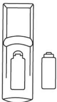 INSIGNIA NSF20TV - Installation des piles - 1