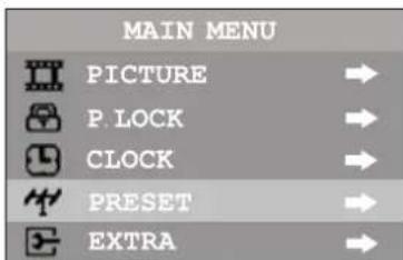 INSIGNIA NSF20TV - Pour acceder au menu P.LOCK (Contrôle parental) : - 1