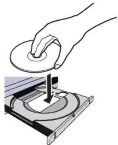 PIONEER DV310 - Load a disc. - 1