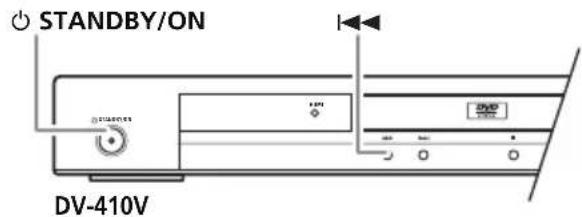 PIONEER DV310 - Resetting the output resolution to the default setting with HDMI connection - 1