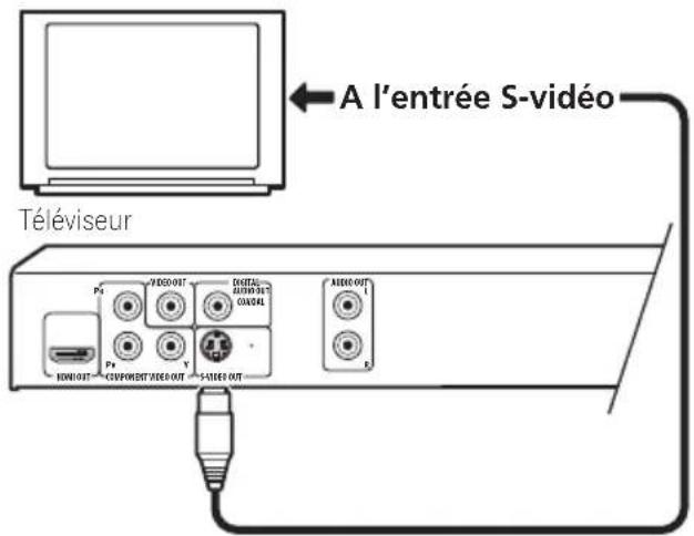 PIONEER DV310 - Connexion à l'aide de la sortie s-vision - 1