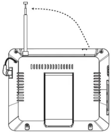 COBY TFTV791 - Utilización de la antena incorporada - 2