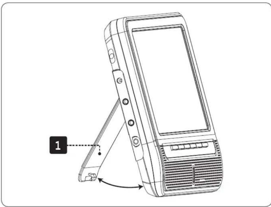 COBY TFTV791 - Using the View Stand - 1