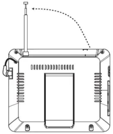 COBY TFTV791 - Using the Built-In Antenna - 2