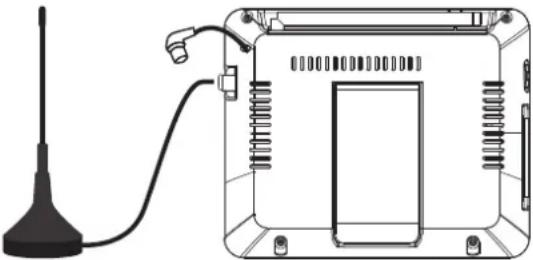 COBY TFTV791 - Utilisation de l'Antenne Externe - 2