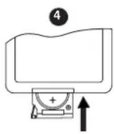 COBY TFTV791 - Para reemplazar la batería del control remoto: - 4